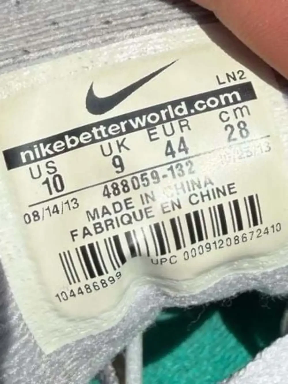 Nike Air Trainer SC II 'Teal' (488059-132) Size 10